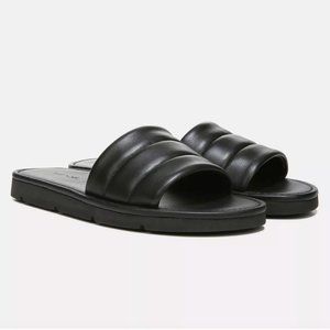 Vince Olina Leather Slip On Sandal